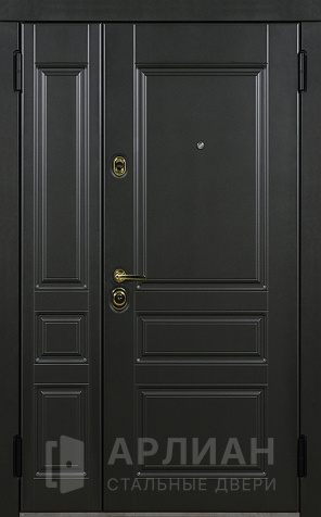 Фото «Двойная входная дверь распашная отделка внутри МДФ №12»